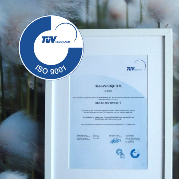 HEBOVANDIJK ISO-ZERTIFIZIERT!